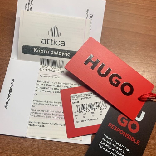 Hugo Boss t-shirt size M like new, black