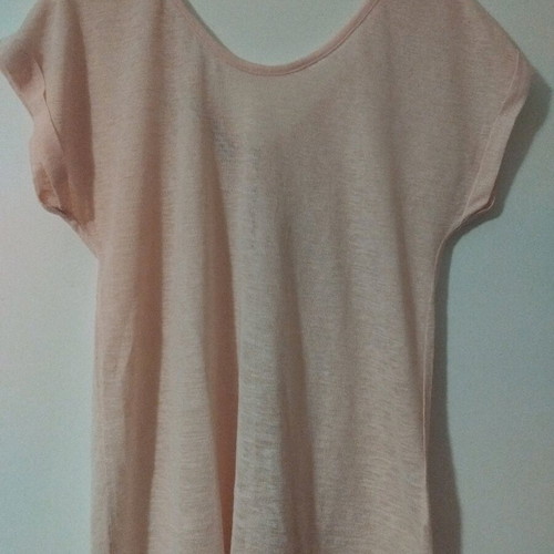 Stradivarius top like new, salmon color, size M