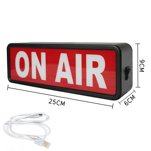 LED On Air Sign with Remote Control, New