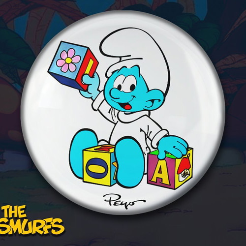 Smurfs Pin Set Classic 1984 Edition, 10 Pieces, New