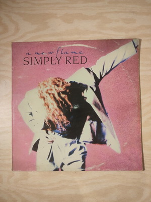 Simply Red A New Flame LP used, Greek edition 1989