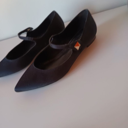 Tsoukalas Shoes Black Ballet Flats Size 41 New