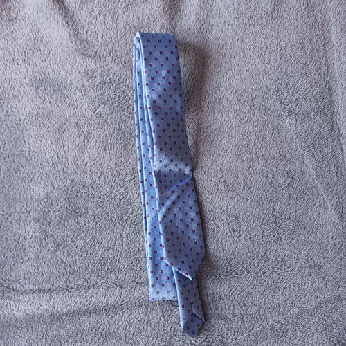 Blue Suit Set with Jacket, Trousers, Tie and Special Storage Case like new