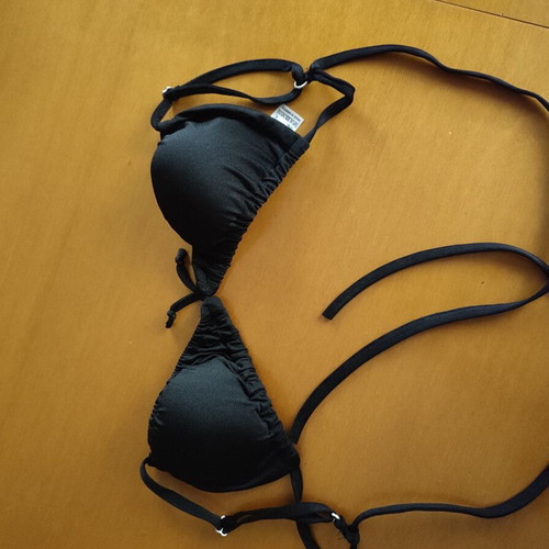 Decoro black bikini top new, size small-medium