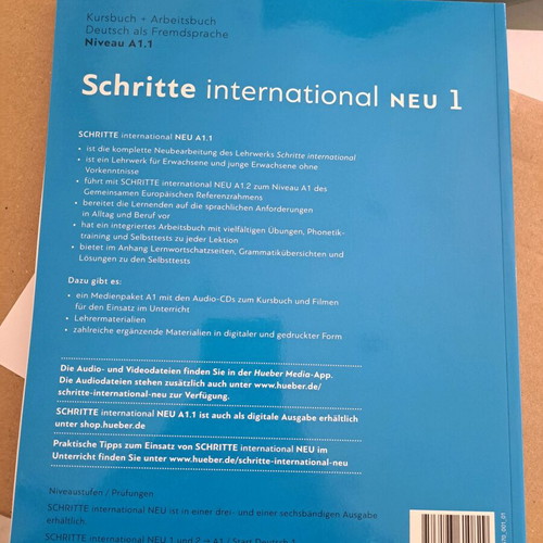 German learning book A1 new, unused