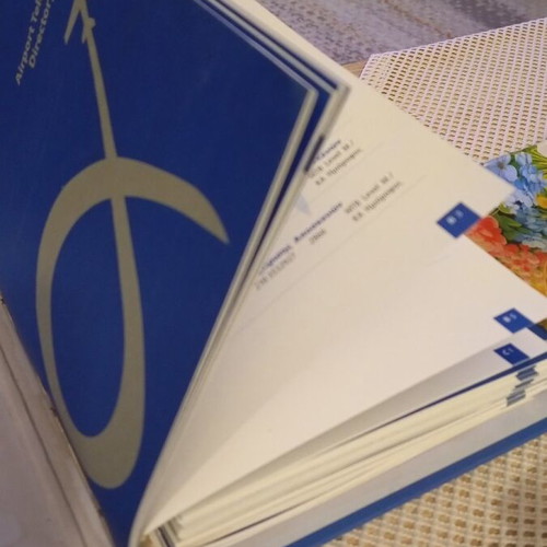 Athens International Airport Telephone Directory 2012 like new