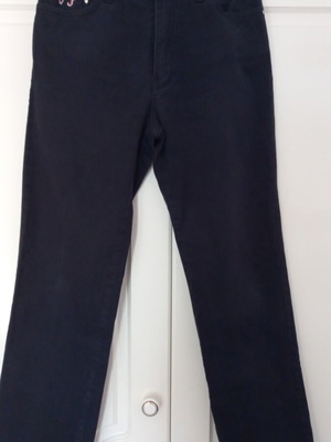 Verse Jeans women's pants size M 38 10, blue black