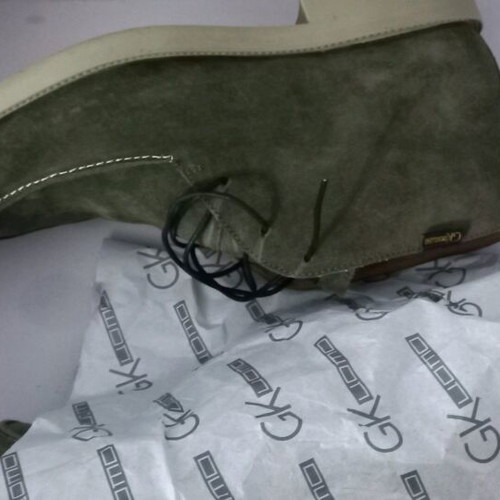 Gianna Kazakou ankle boots new, suede, comfortable fit 42-42.5
