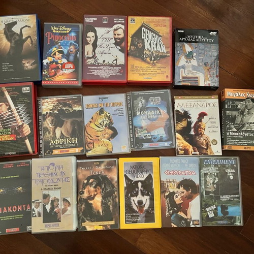 VHS tapes like new condition