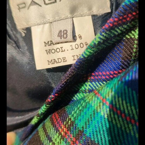 Vintage wool skirt like new, multicolor, size 4XL