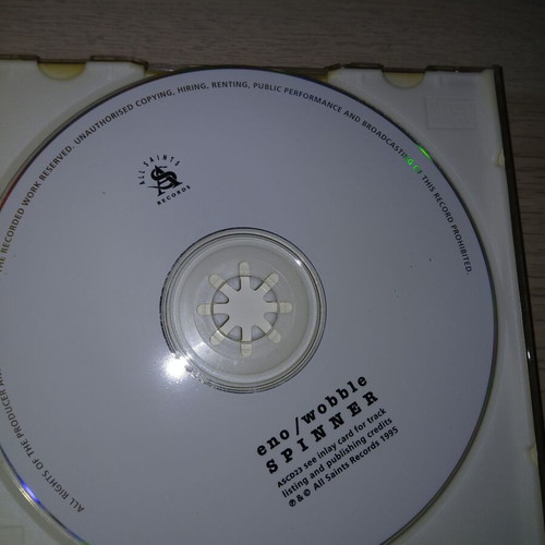 Eno Wobble Spinner CD new, electronic