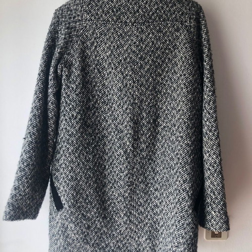 Top Shop herringbone coat used, size 38