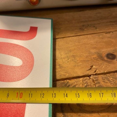 Castrol sign new made of thick plastic