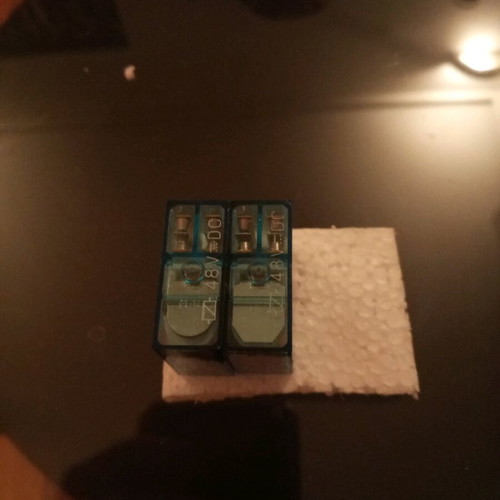Finder 40.52 micro relay 48V DC/5A like new, pack of 2