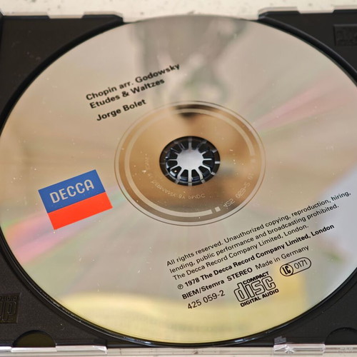 Chopin Godowsky Etudes and Waltzes CD
