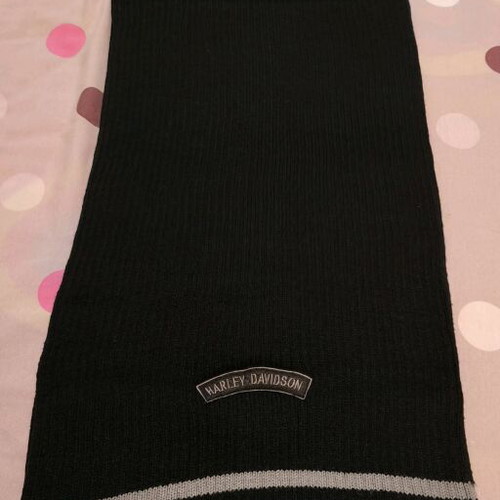 Harley Davidson scarf large and warm, 150cm length, 30cm width, like new