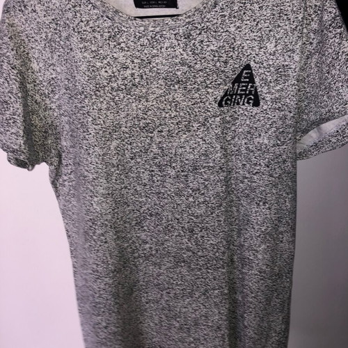 Bershka short-sleeve shirt Large black and white new