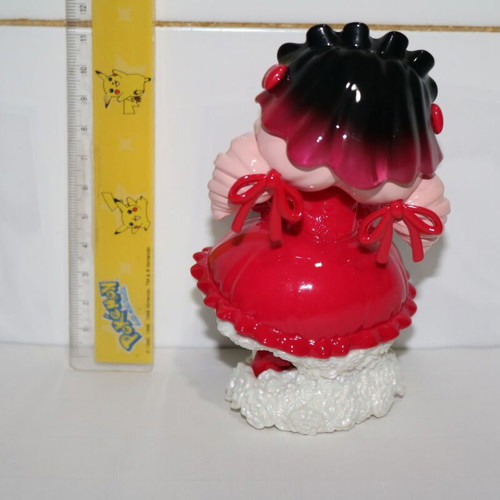 Anime figure Lolita princess with teddy bear miniature like new