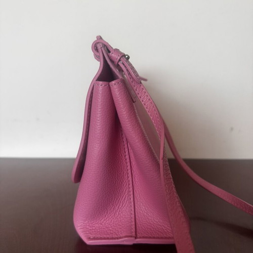 Patrizia Pepe pink leather shoulder bag
