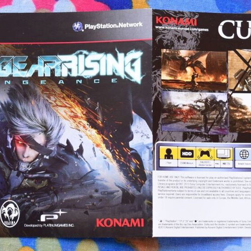 Metal Gear Rising: Revengeance Promo Edition PS3 like new