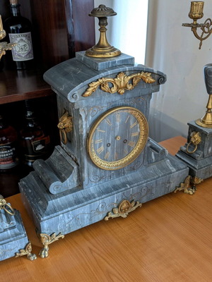 Medaille D'Argent Vincenti & Cie 1855 French antique clock used