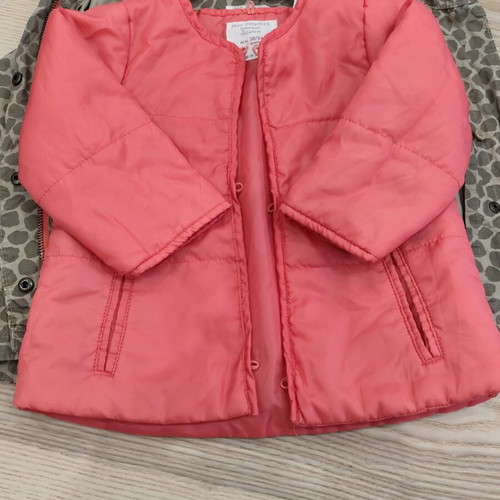 Zara Baby Girl Jacket 18-24 Months with Detachable Lining, Like New