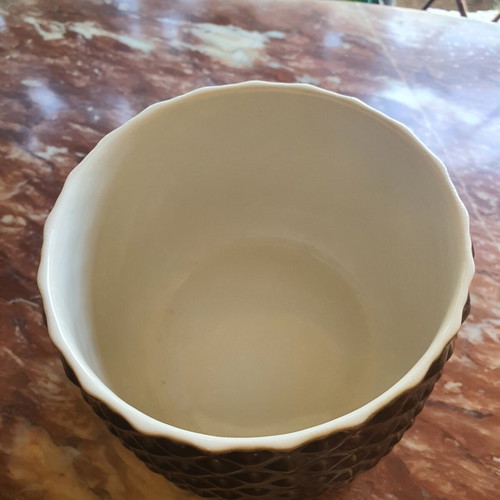 Ceramic flowerpot, new, height 13 cm, diameter 13 cm