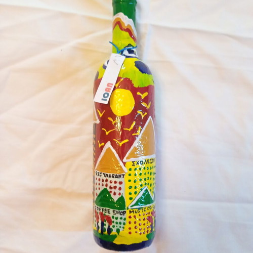 Glass Bottle Handmade Polis Ioanart new