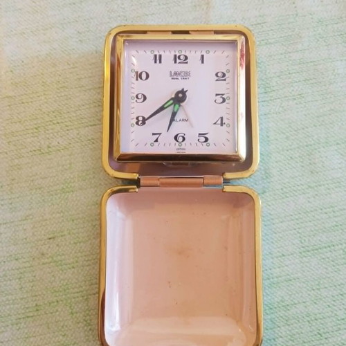 Landex Royal Craft Vintage Travel Clock from 1970s-1980s like new