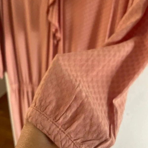 Benetton pink dress size S with bolero-style sleeves