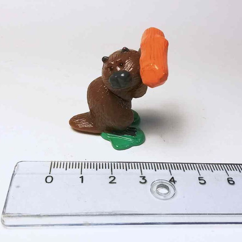Plastic beaver figure used from the movie Open Season