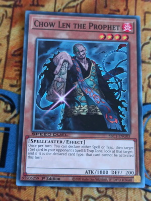 Chow Len The Prophet Effect Monster σαν καινούργιο για Speed Duel