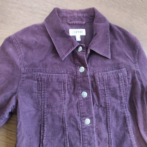 Esprit corduroy shirt like new, size S, burgundy