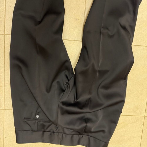 BCBGMAXAZRIA Black Satin Pants like new, size S