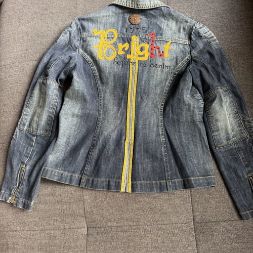Denim women's jacket like new, blue, size M