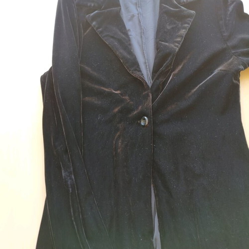 Velvet coat Ysatis used, size 36-38