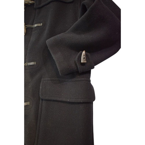 Burberry London Speciality Duffle Coating Wool Coat with Nova Check Hood