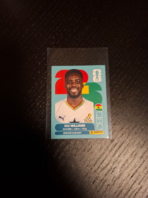 Inaki Williams FIFA World Cup 2026 Panini αυτοκόλλητο καινούργιο