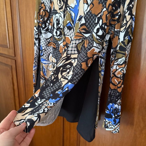 Emilia Lay blouse like new, size L/XL, multicolored