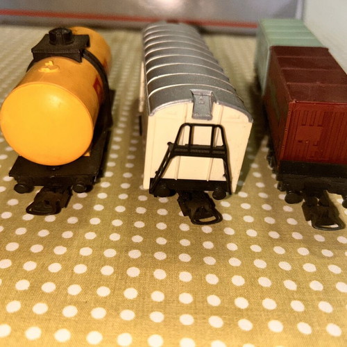 Vintage H0 Model Train Wagons Set of 5 used