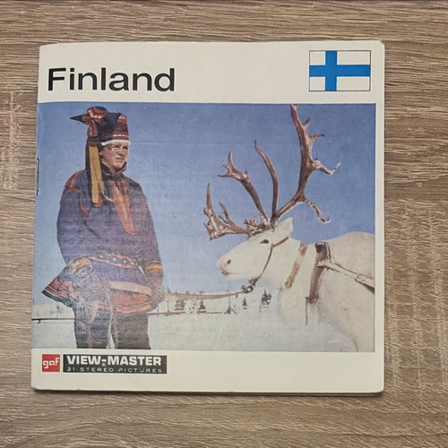 View-Master 3D Finland Set like new, 3 reels with booklet