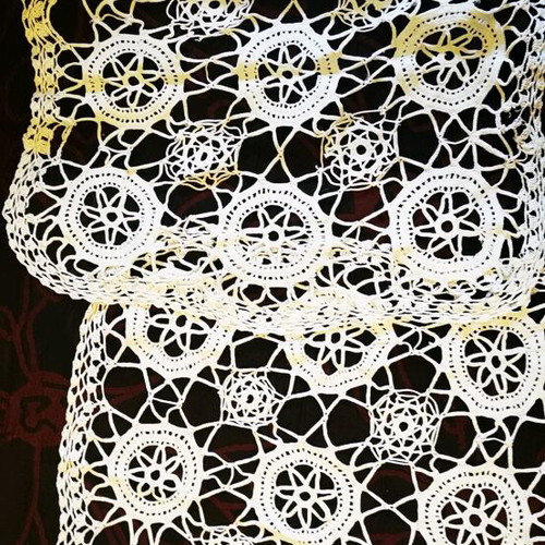 Handmade doilies, 2 pieces, crochet, new