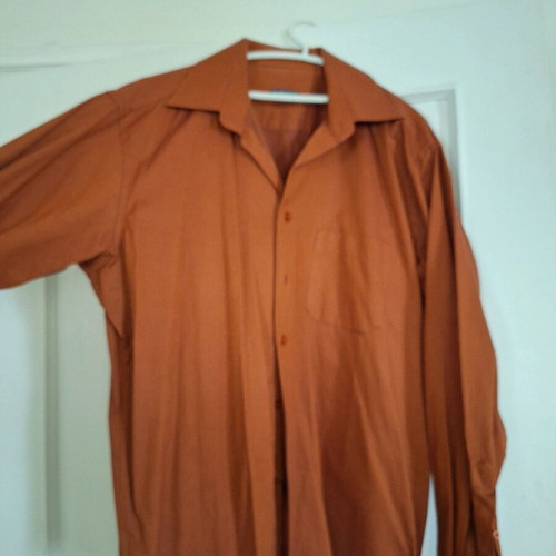Men's shirt brick red like new, size XL