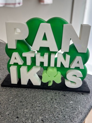 Panathinaikos statue like new with NFC and phosphorescent detail