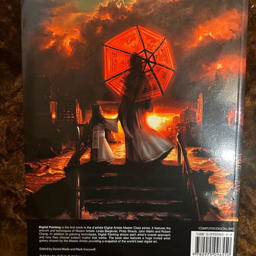 D’artiste Digital Painting art book like new