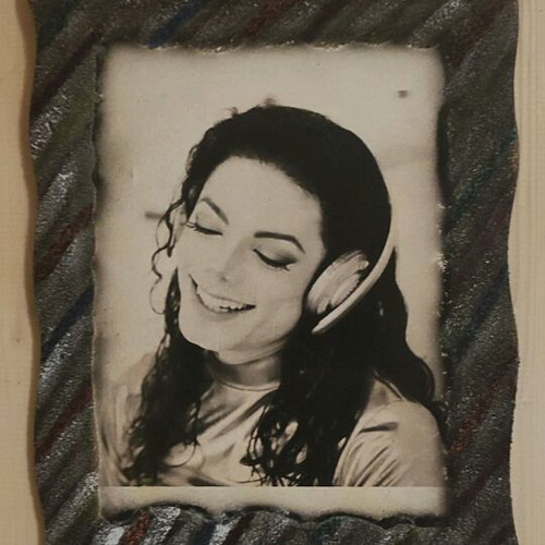 Michael Jackson wooden frame like new, handmade