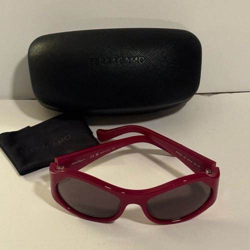 Salvatore Ferragamo sunglasses new in burgundy color