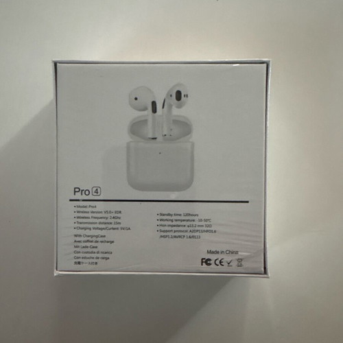 Bluetooth Earbuds Pro 4 new, white