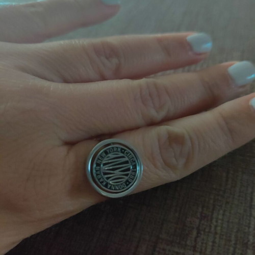 DKNY ring size 54 like new, silver