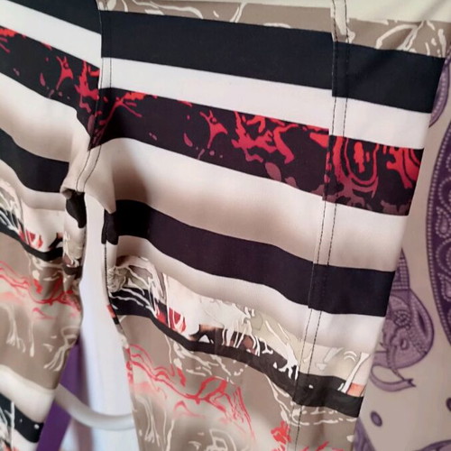 Body Move colorful leggings used without defects